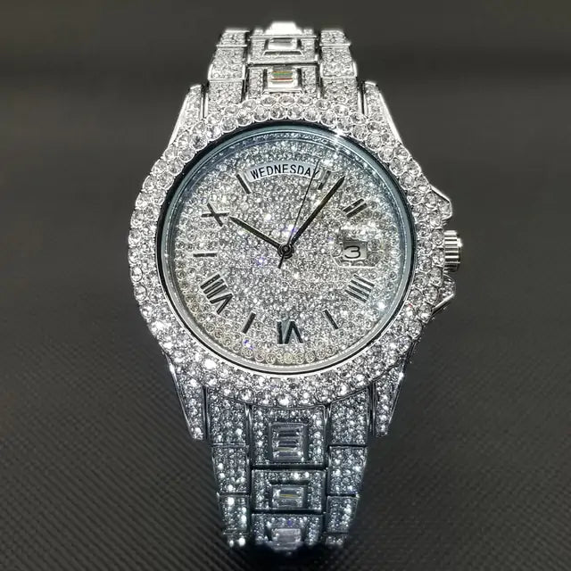 Gentlemen's Elite Crystal Timepiece