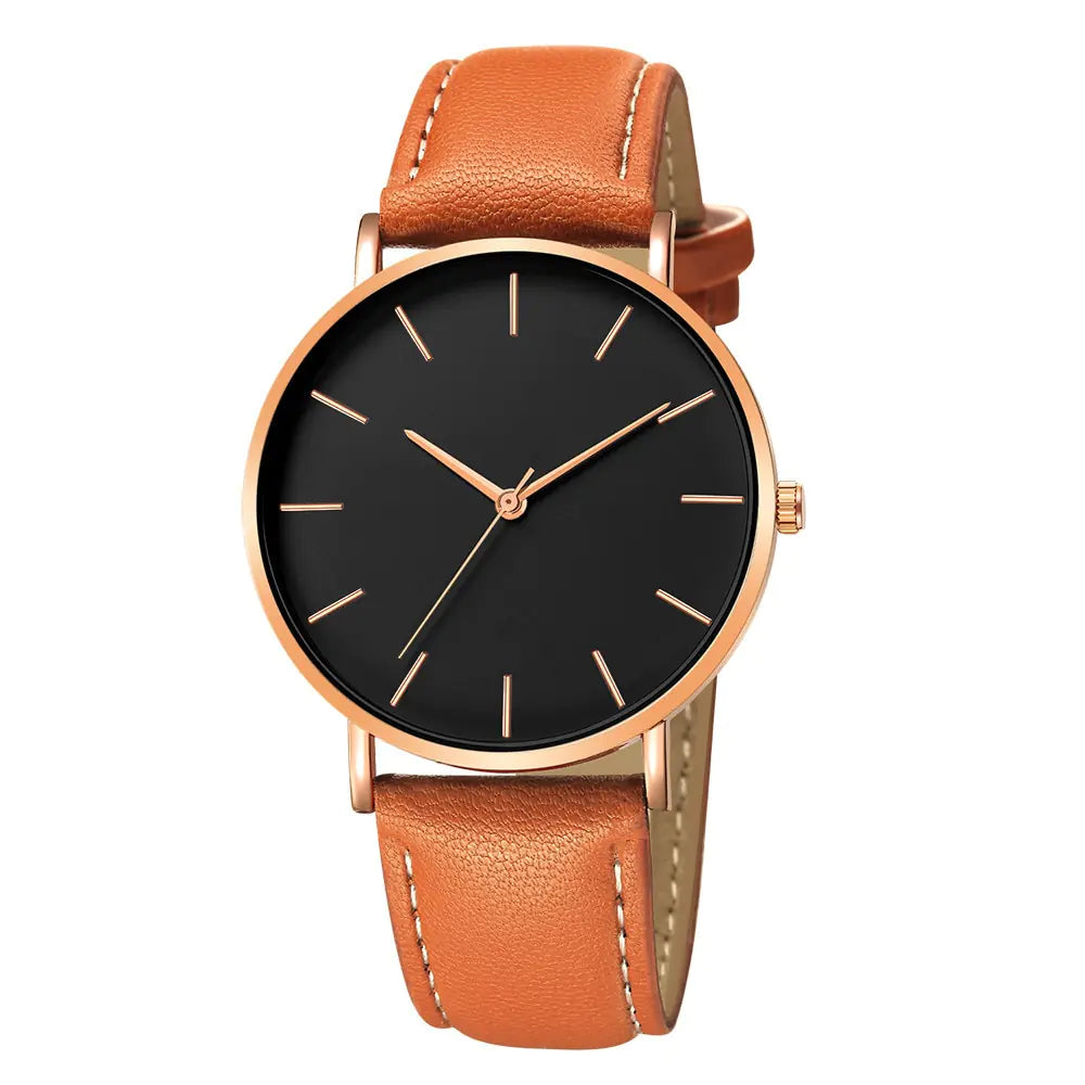 Simple Leather Men's Luxury Watch