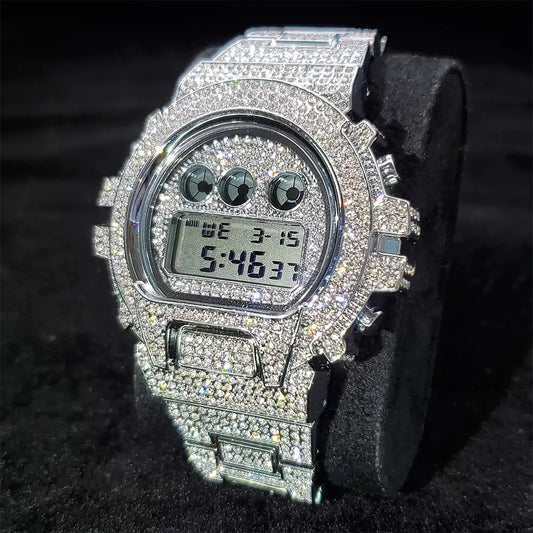 Elite Elegance Ice Wristwatch