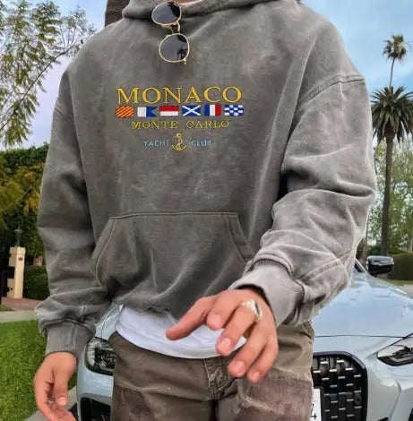 Relaxed Fit Men's Hoodie Monaco