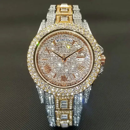 Gentlemen's Elite Crystal Timepiece