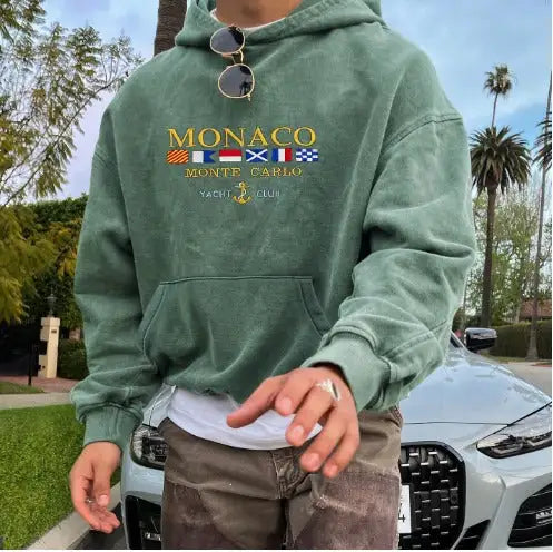 Relaxed Fit Men's Hoodie Monaco