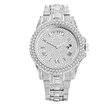 Masculino Diamond Quartz Watch