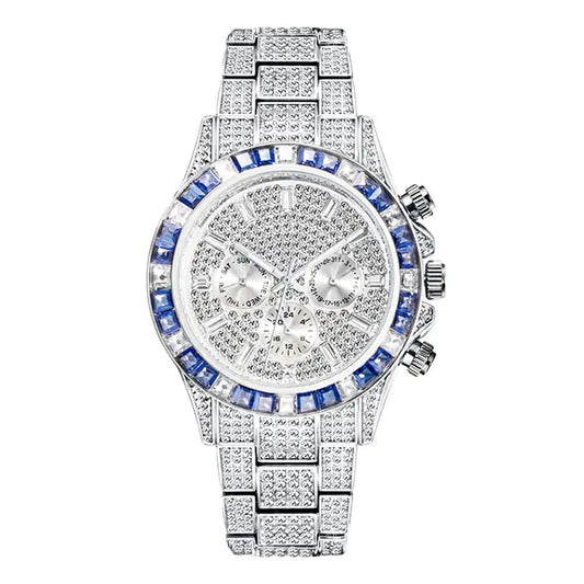 Elite Calendar Diamond Wristwatch