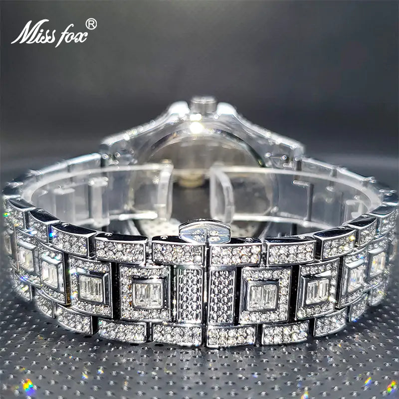 Masculino Diamond Quartz Watch