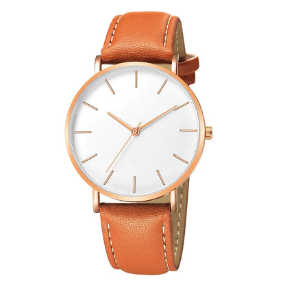 Simple Leather Men's Luxury Watch